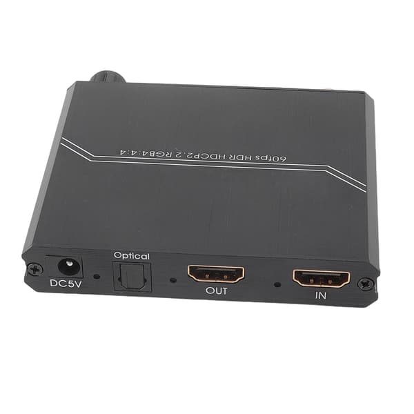 HD Multimedia Interface Extractor 4K 60Hz HD Multimedia Interface Splitter med volymkontroll för PS5 DVD-spelare