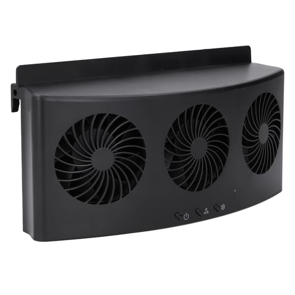 Biludstødningsventilator Luftcirkulation USB-drevet Bilrudeventilator til lugtfjernelse Varmedissipation