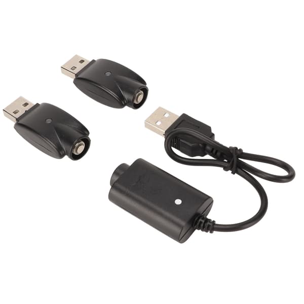 Smart USB-oplader til USB-adapter med LED-indikator Intelligent overopladningsbeskyttelse Sort