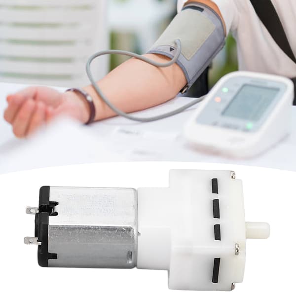 Mikroluftpump DC 6V Lågbrus Mini Vakuumpump Uppblåsningspump för Maskinutrustning