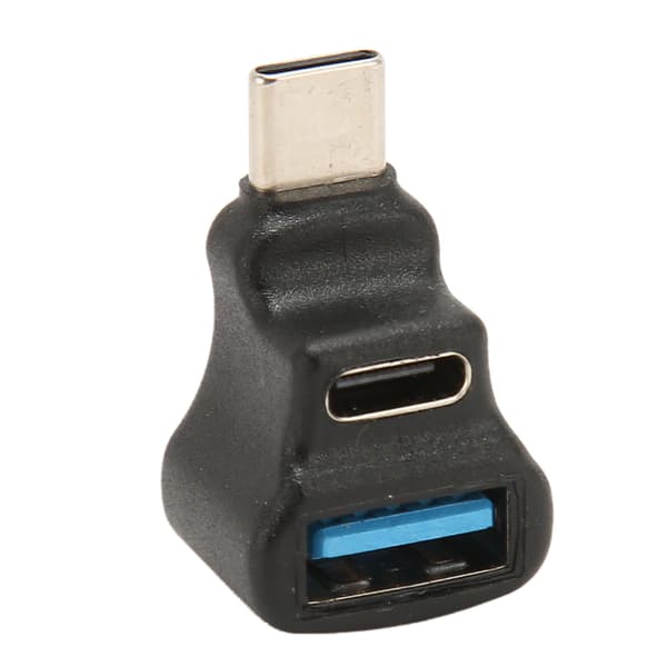 Type C Splitter Adapter PD 100W Opladning 8K Video 20Gbps 90 Graders Type C til Type C USB A Konverter til Bærbar Controller