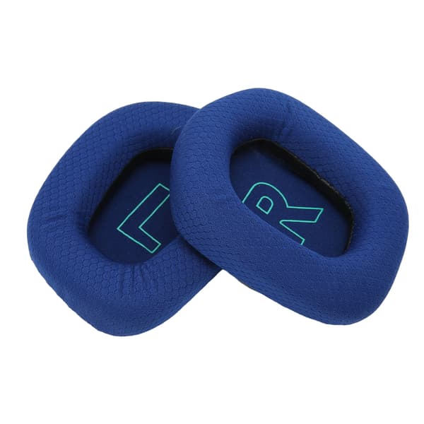 Ørepuder Åndbare Komfortable Elastiske Erstatningsørepuder til Logitech G733 Hovedtelefoner Blå
