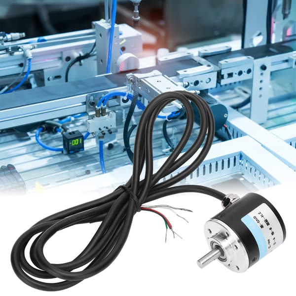 Encoder AB 2-faset roterende 5-24V DC solid aksel 400P/R til industriel automation