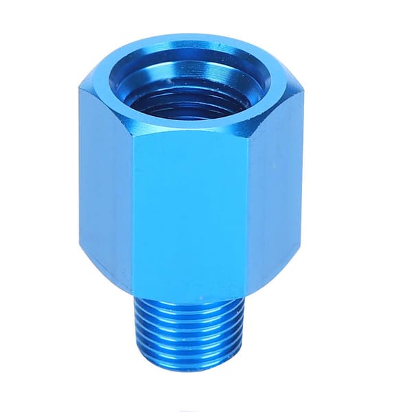 Aluminium NPT Reducer Bøsning M12 til 1/8 Trykmåler Adapter Fitting Eksplosionssikker