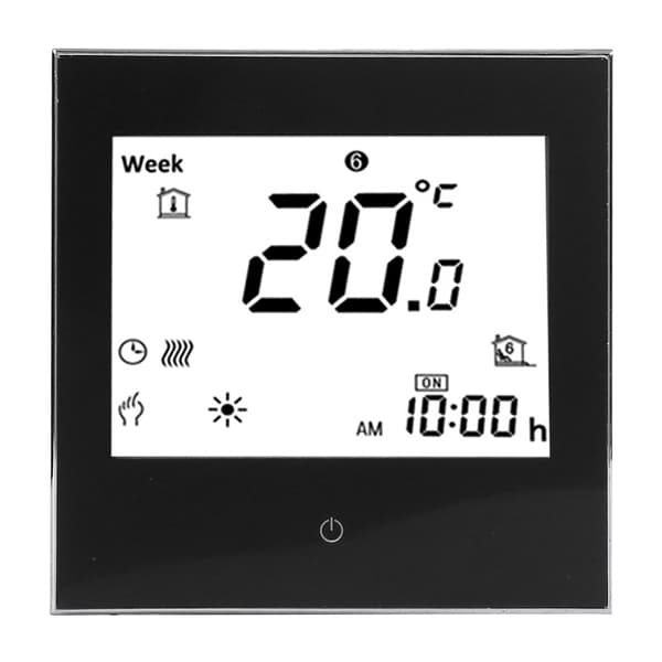 Termostat Ugentlig Programmerbar LCD Touch Skærm 5A 110-230V Rumvarme Kontrol