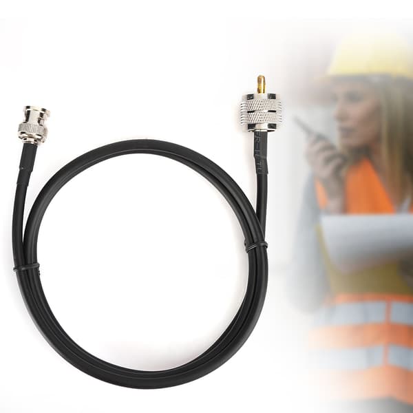 1M UHF Han PL259 til BNC Han Testkabel Ledning Koaksialkabel Adapter Tilbehør