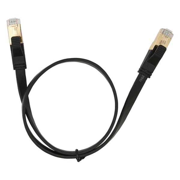 Cat 8 Ethernetkabel 40 Gbps 2000 Mhz RJ45 Han-interface 0,5 meter/19,7 tommer Ethernetkabel til PS5 til Router