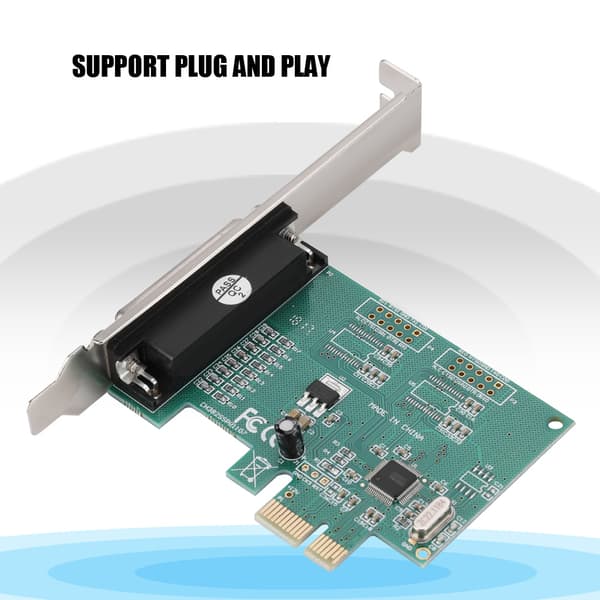 Rinnakkaisportti DB25 LPT-tulostin PCI-E Express -korttimuuntimeen