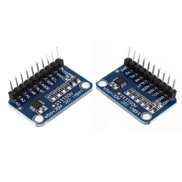2-pack ADC 16-bit I2C ADC Dev Board Analog-Digital Converter Module för Arduino