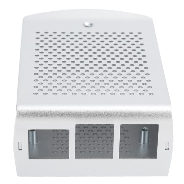 Aluminiumlegeringsfodral för Raspberry Pi 3 b 2B moderkort kylande skyddslåda silver