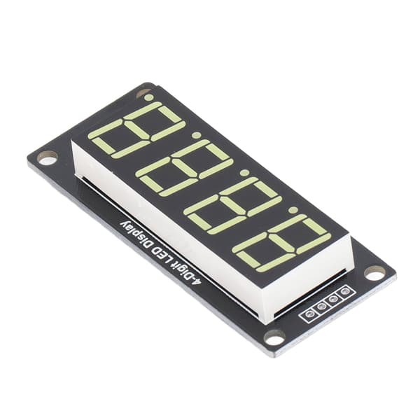 4 stk. 4-bit 7-segment LED-displaymoduler 0,56\" rød printplade ur-sæt MRA172C