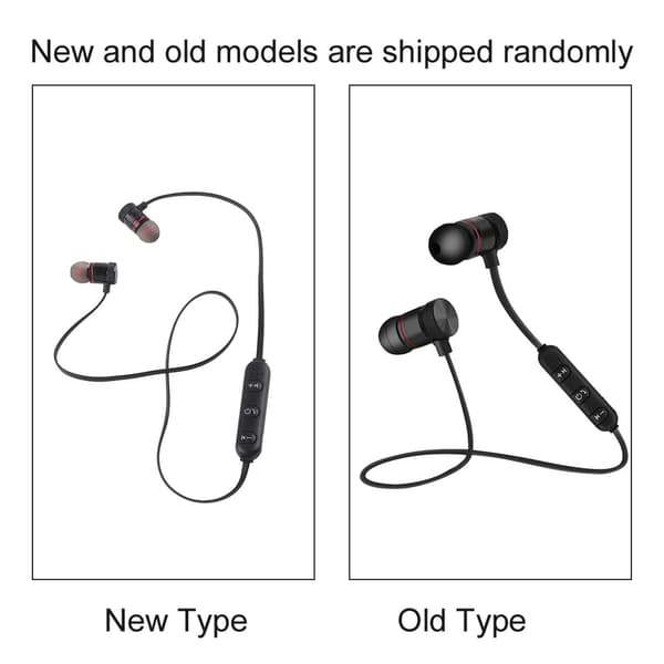 Magneettiset langattomat Bluetooth-urheilukuulokkeet iPhone- ja Android-puhelimille, musta
