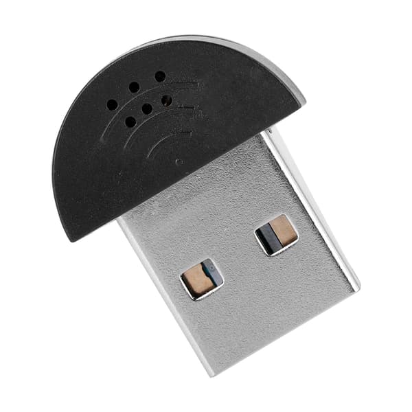 Bärbar USB Mini Studio Talmikrofon Inspelningsljud MIC-adapter för dator PC