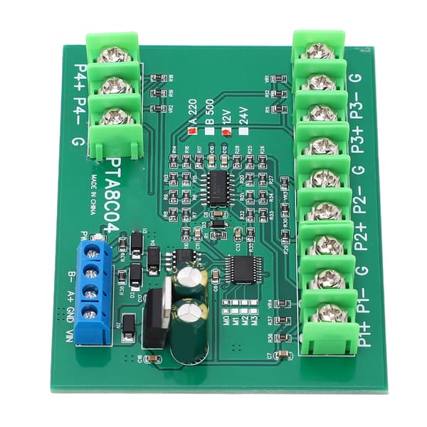4-kanals PT100 RTD RS485 Temp Transmitter Modul Modstand Datalogger A220 -40-220℃ 12V DC