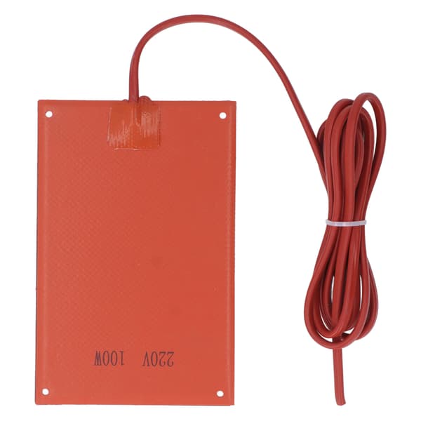 Motorvarmerpude Silikonegummi Bundkarvarmer 220V 100W til Vinter