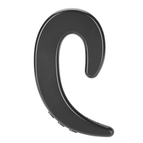 Håndfri ørekrog Bluetooth-hovedtelefon Trådløs smertefri knogleledning øretelefonhoveder (sort)