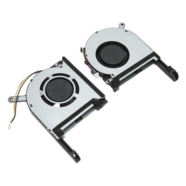 CPU GPU Køleventilator 4 Pin God Varmeafledning Bærbar Køleventilator til Asus TUF Gaming FX505DU til FX505DY til FX505DD CPU GPU Ventilator
