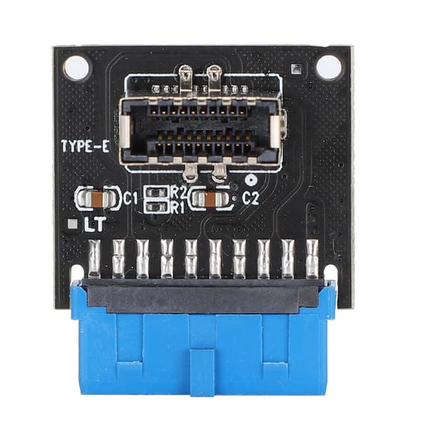 Bundkort udvidelseskort USB3.0 Front 19PIN til 3.1 TYPE C Front Type E Adapter 20 til 19PIN