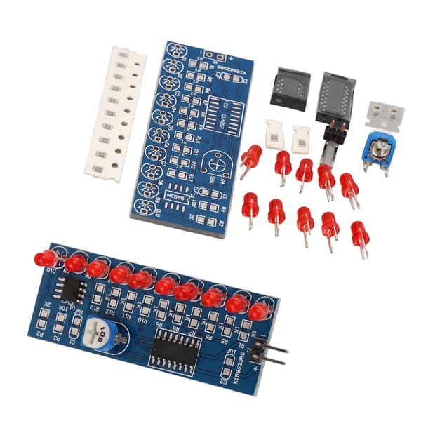 Vattenflödande LED-ljussats NE555 CD4017 DIY Elektronisk Modul Driverkort