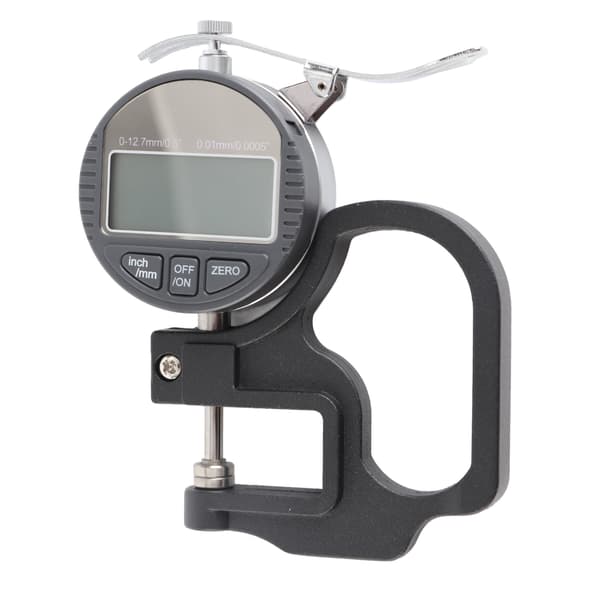 0-12,7 mm Digital Tykkelsesmåler 0,01 mm Præcisionsmikrometer til Læderhåndværk
