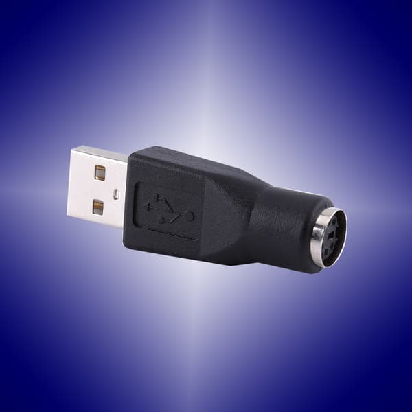 2 stk. USB 2.0 A han til PS/2 hun adaptere konverterstik til pc-computertastaturmus