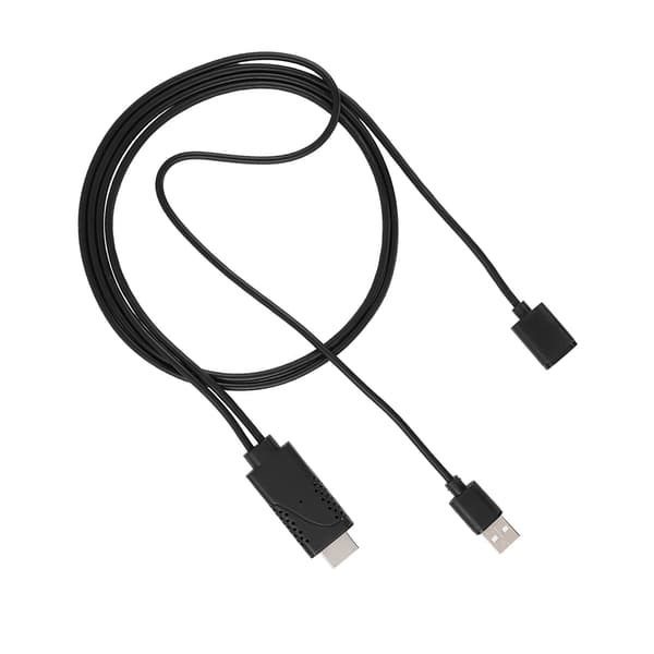 2 i 1 1080P USB hun til HDMI han HDTV adapterkabel til iPhone Android