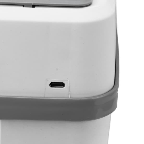 Rörelsesensor Papperskorg Smart Vattentät Automatisk Sopkorg med Lock för Sovrum Badrum Kök Kontor 12L