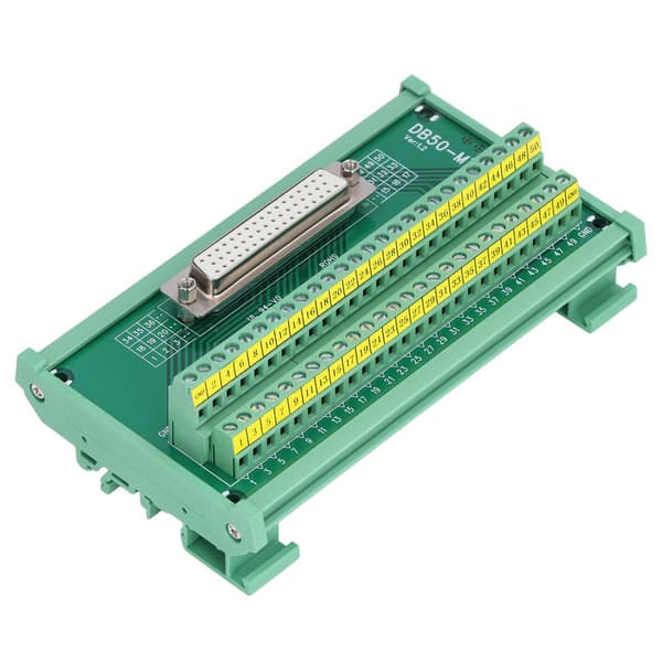 DB50 naarasliitin riviliitinadapterilevy PCB, suora, 60VDC, DB50-M7