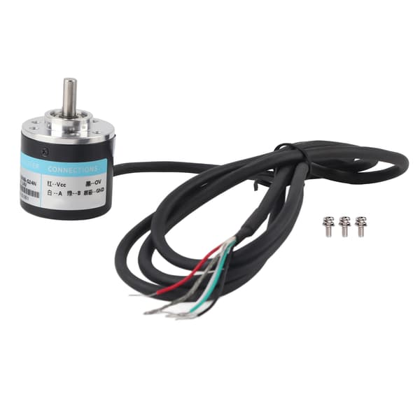 Rotary Encoder 5-24V DC AB 2-faset inkrementel solid aksel, 1000P/R til automation og kontorudstyr