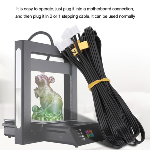 3D-printer stepmotor kabel dobbelt Z-akse motorkonnektor tilbehør til CR-10