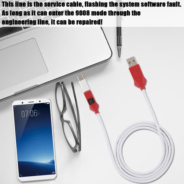 Til MIUI Engineering Line til QUALCOMM 9008 MODE EDL Deep Flash Cable Servicekabel