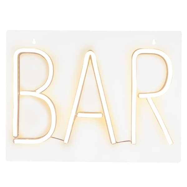 Neon 3D USB Vægskilt Lampe til Bar Pub Butik Klub Hjemmefest