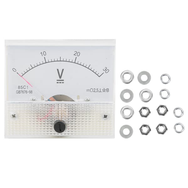 85C1 DC Voltmeter Panelmåler 0-30V Analog Spændingsindikator