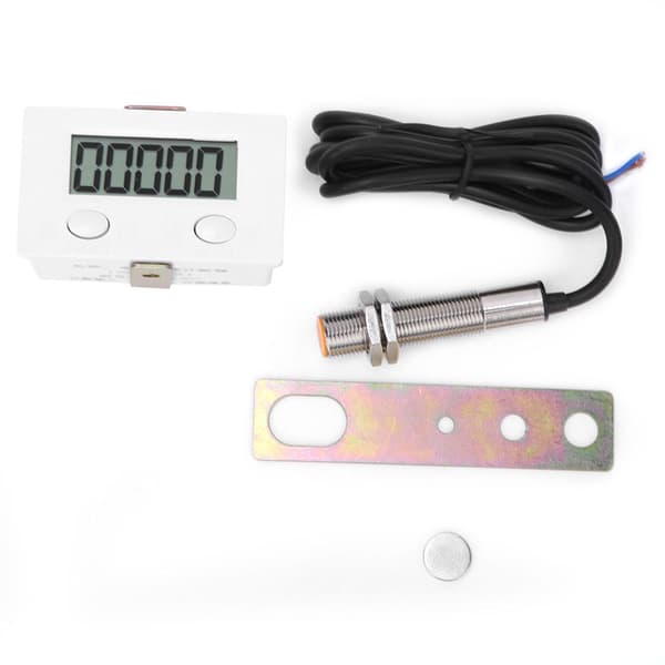 BERM Magnetisk Induktionsräknare Metallsensor 5 Siffror LCD Digital Display 0-99999 BEM-5c12φ