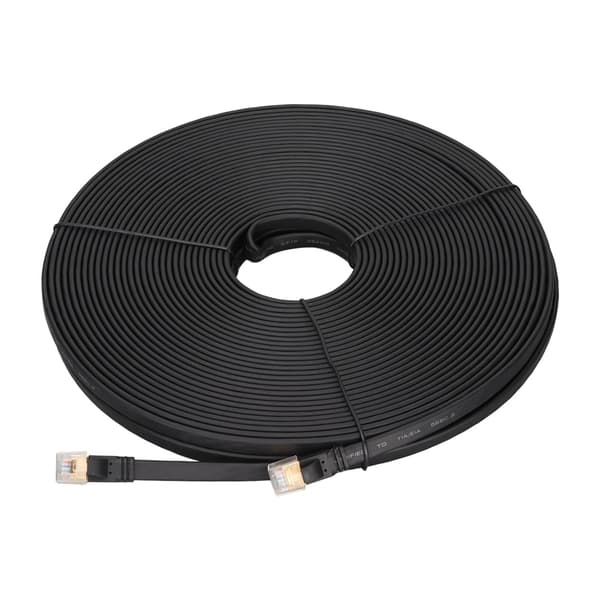 Cat8 Ethernet-kabel 40 Gbps transmissionshastighed 2000 Mhz højhastigheds internetkabel til pc-router til PS5 til PS3 30m
