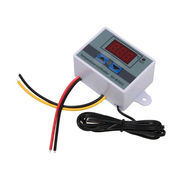 XH-W3001 Digital Termostat Regulator 24V 240W med Vandtæt NTC Sensor Probe