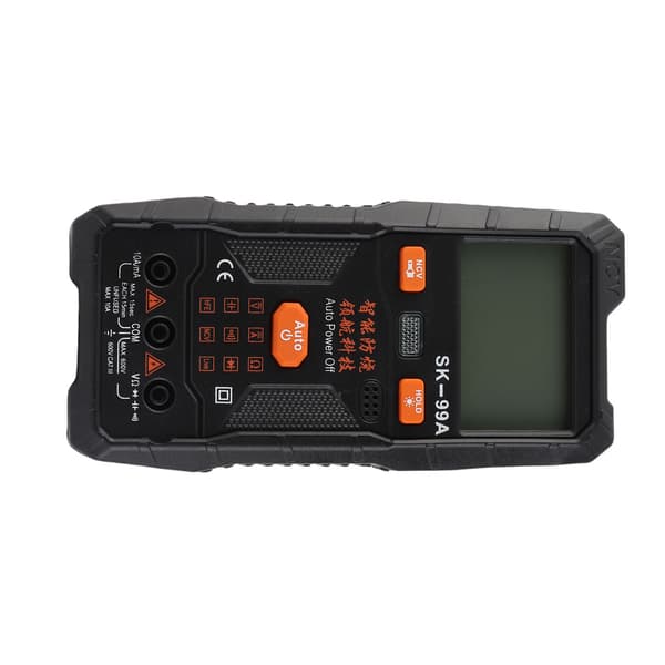 Nøjagtigt digitalt multimeter med stemmeudsendelse, auto-range tester til spænding, strøm, kapacitans, modstand