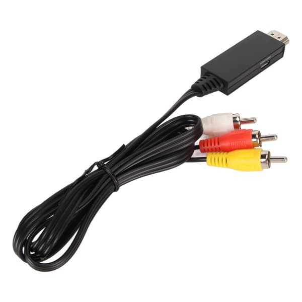 HD Multimedia Interface til RCA-konverter Professionel HD Multimedia Interface til AV-adapter til gammelt tv-skærmprojektor 3,3 fod