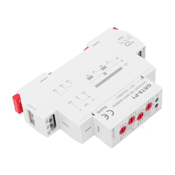 Tidsforsinkelsesrelæmodul Multifunktionel Pulsafbryder LED-indikator AC DC 12-240V