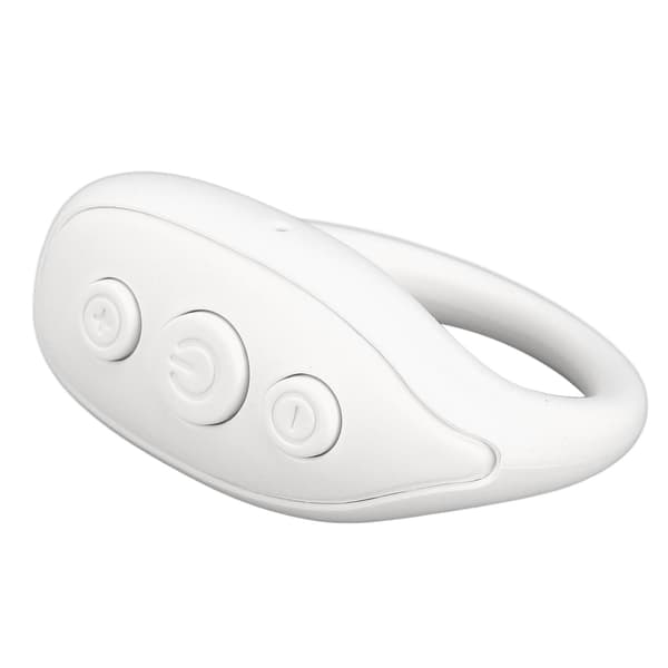 Mobiltelefon Bluetooth-fjärrkontroll ABS Ringform Lång batteritid Kamerafjärrkontroll för surfplatta Vit