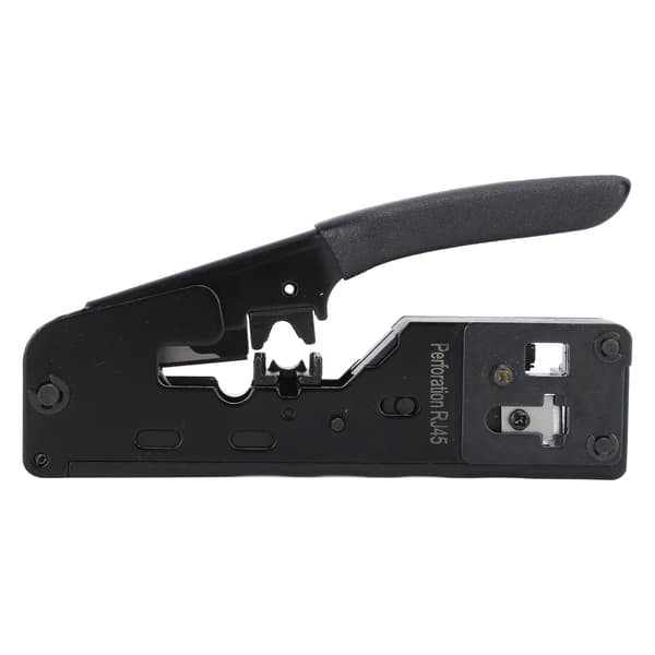 RJ45 Crimping Tool Pass Through Ethernet Crimper Cat5 Cat5e Cat6 Crimping Tool med netværkskabeltester og wirestripper