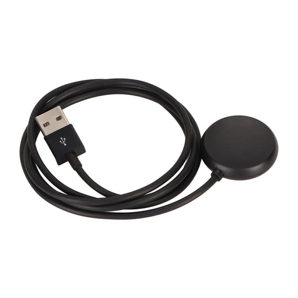 Ur-oplader til Google Pixel Bærbar USB Magnetisk Trådløs Ur-opladerkabel til Hjemmerejse Kontor Sort