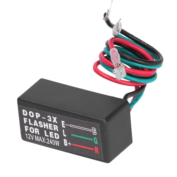 Bil 12V 20A LED Blinkersrelä DOP-3X Universell Motorcykel Indikator Blinkermodul