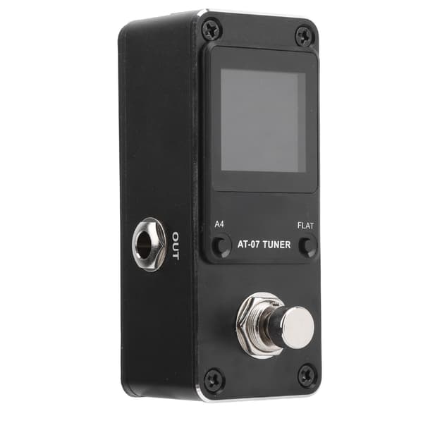 Elgitarrpedaltuner Bas 430‑450Hz True Bypass-omkopplare Aluminiumlegering AT‑07