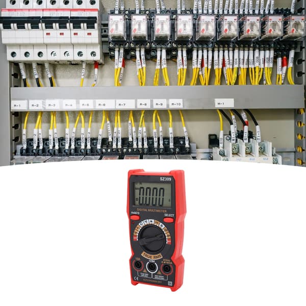 Bilbatteritester Digitalt Multimeter AC DC Voltmeter Ohm Volt Amp Meter Smart Elektrisk Værktøjssæt SZ309