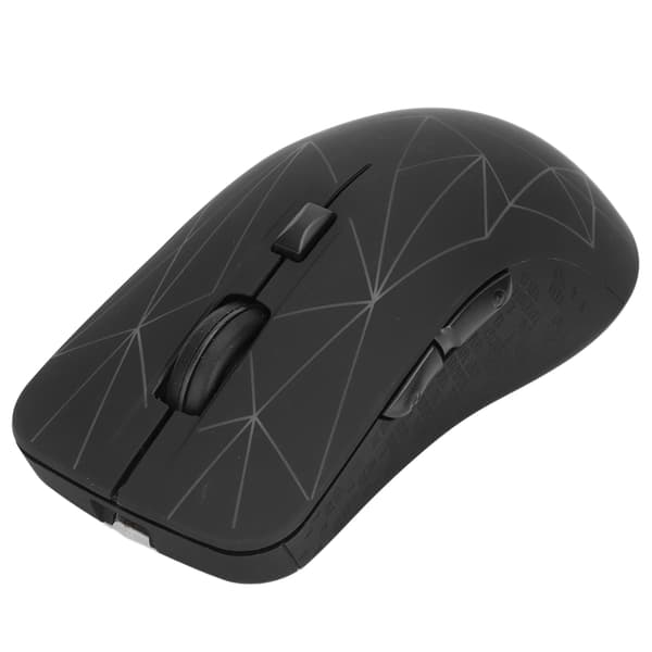 Trådløs mus genopladelig Dual Mode Design USB-mus 7 farver åndedrætslys computertilbehør