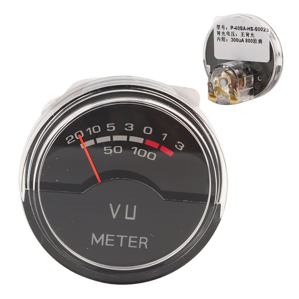 Mini Højpræcisions VU-meter DB Lydniveaumåler Forstærkertester, 10-60℃ Område