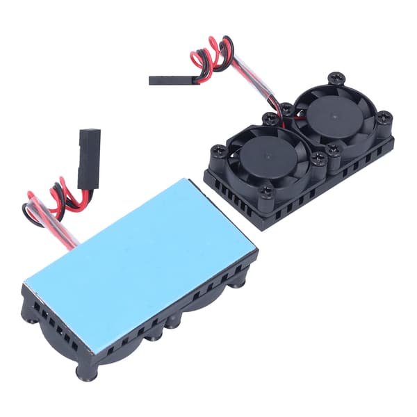 Køleventilatorer til Raspberry Pi køleplade køleradiator ABS lav støj til 3B 3B+ 4 4B