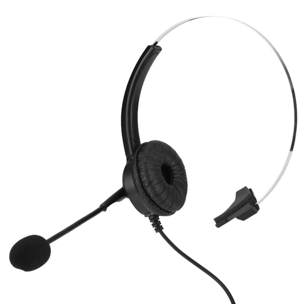 Støjreducerende Call Center Headset Komfortabelt Telefonheadset - 3.5mm Stik