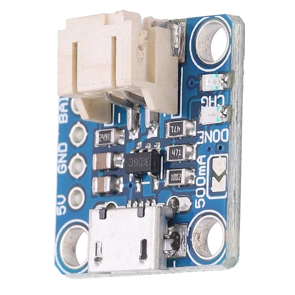 USB Micro B Opladermodul Kort 5V Pin til LiPoly Li-Ion Batteripakke